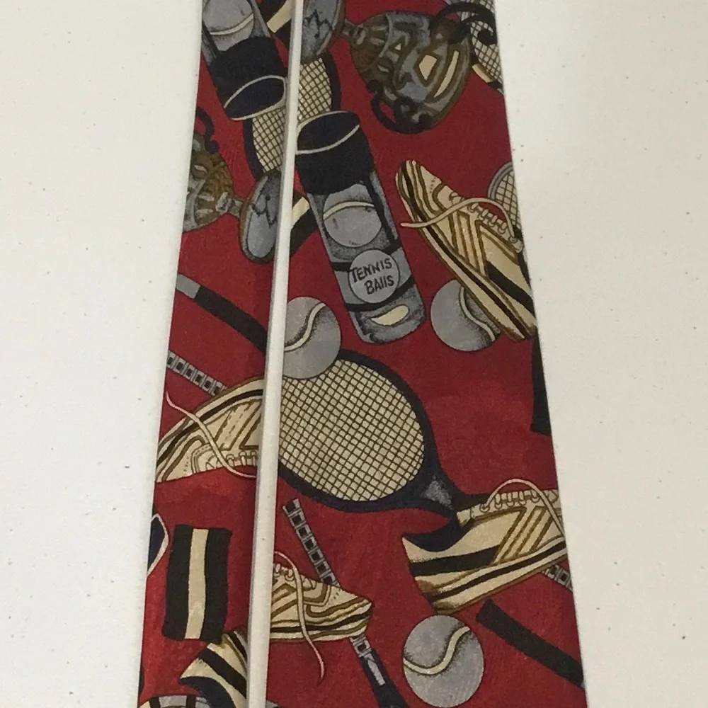 Vintage Duomo Milano Tennis Tie Handmade Tennis Sport